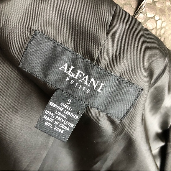 SOLD Sleek Moto Genuine Leather & Suede Python Jacket - Picture 3 of 11